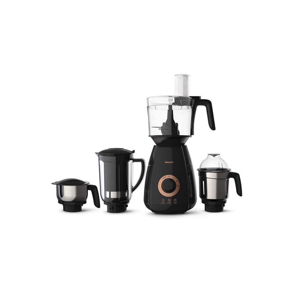 Philips HL7707/00 Mixer Grinder 750 Mixer Grinder (4 Jars, Black)