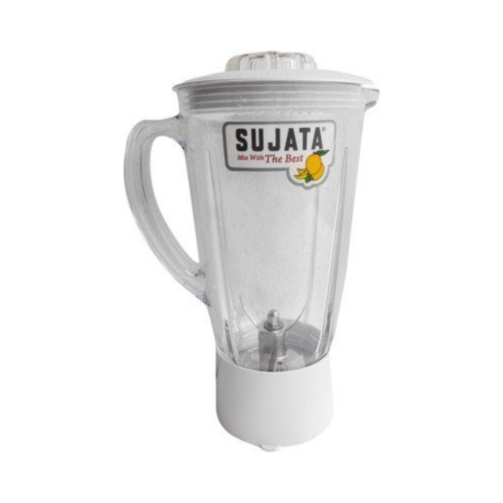 Sujata SU23 Plastic Blender Attach Polycarbonate Jar (White)