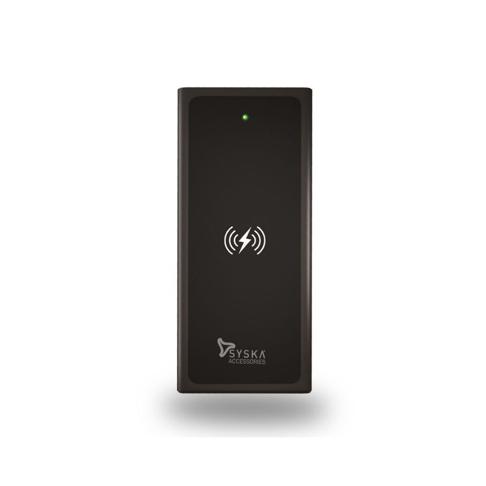 Syska 10000 mAh Wireless Power Bank WBP1002 (10 W, Fast Charging)