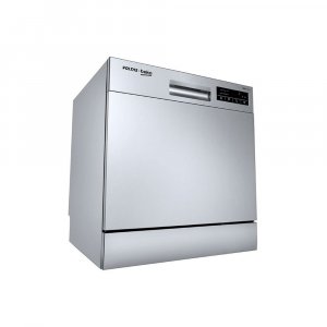 Voltas Beko 8 Place Settings Table Top Dishwasher (DT8S, Silver)