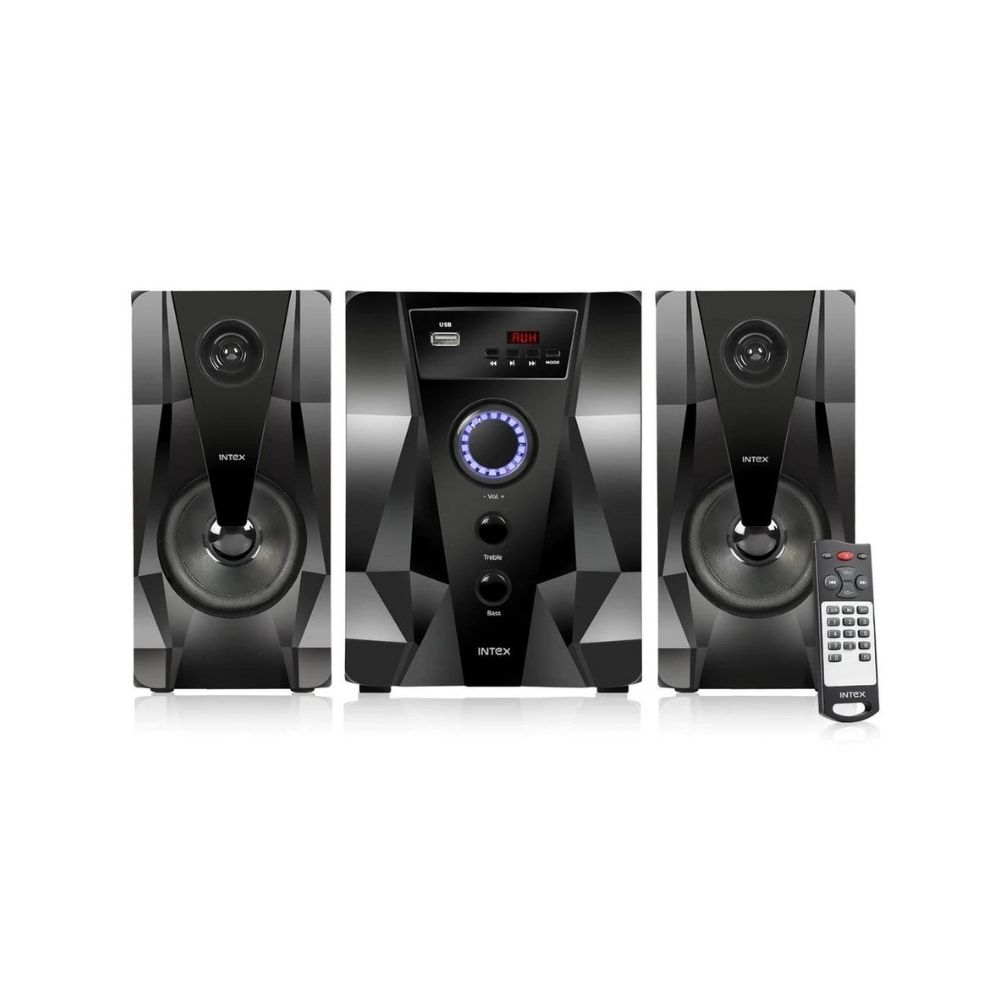 Intex Crystal FMUB 2.1 CH 45W Bluetooth Multimedia Speakers Home Speakers
