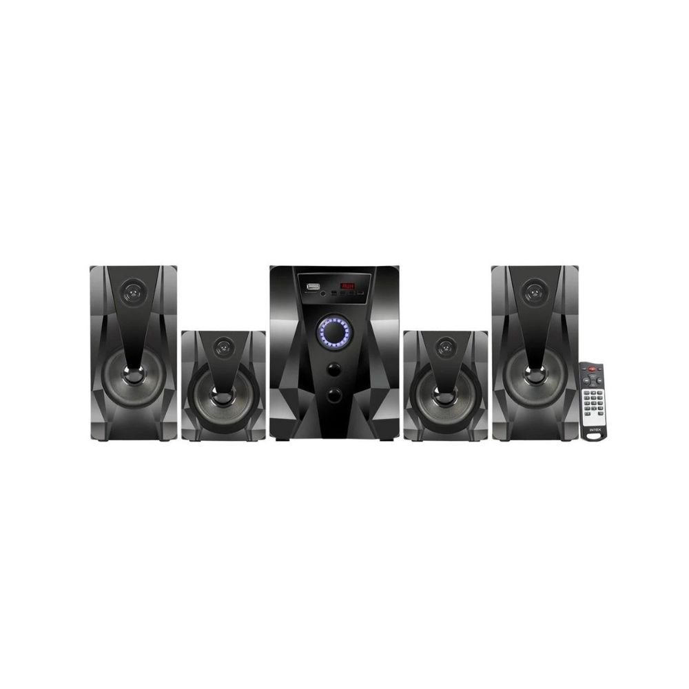 Intex 4.1 Crystal FMUB Multimedia Speaker with Bluetooth/AUX/USB/FM
