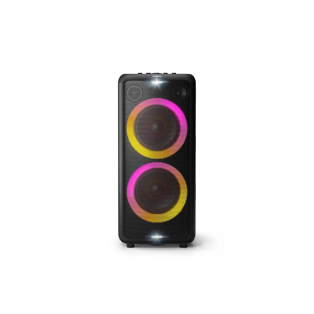 Philips TAX5206/94 Bluetooth Party Speaker with 14 Hours Play Time, Mic and guitar inputs(Black)