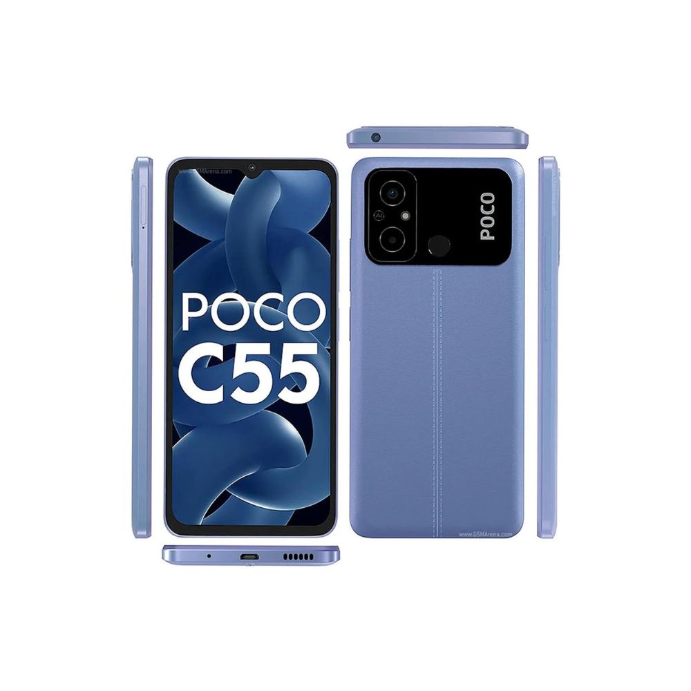 POCO C55 (Cool Blue, 64 GB) (4 GB RAM)