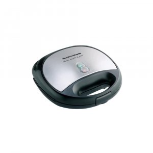 Morphy Richards SM3006 Toast, Waffle and Grill,Silver and Black