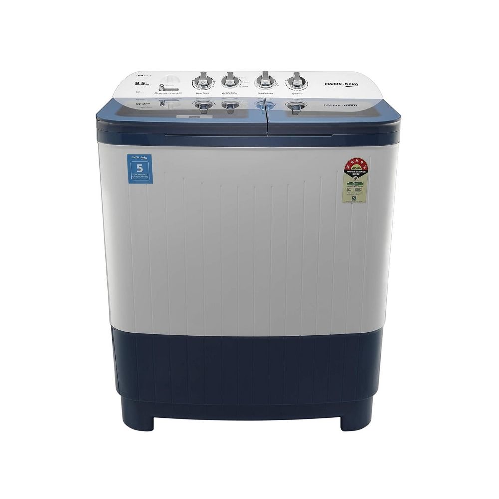 Voltas Beko 8.5 kg Semi Automatic Top Load Blue  (WTT85DBLG)