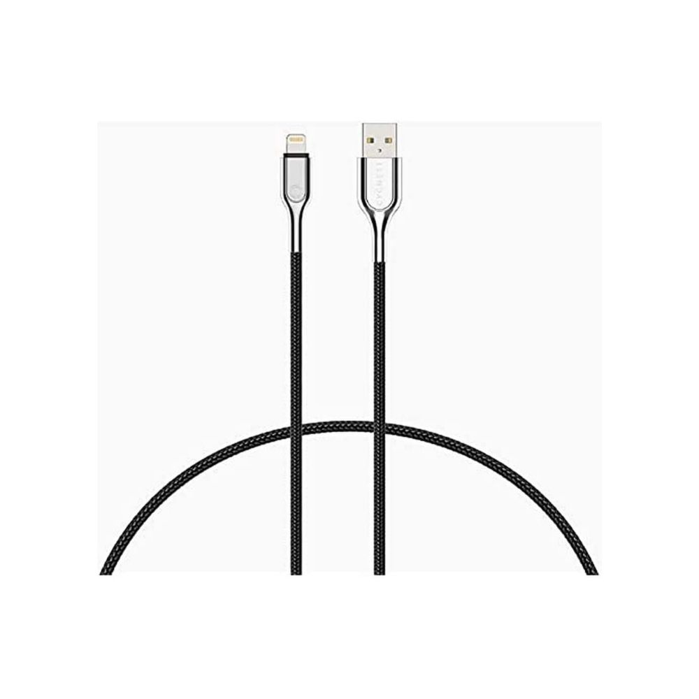 Cygnett Armoured 12W Fast Charging Lightning to USB-A Cable 3.2 ft (1M) Black