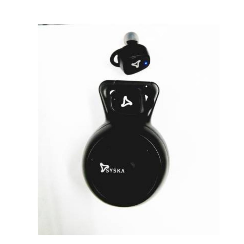 Syska IEB-500 -BK Bluetooth Headset  (Black, In the Ear)