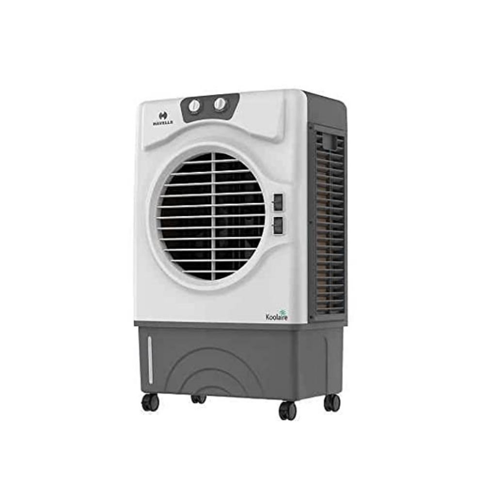 Havells Koolaire Woodwool 51 Litre Desert Air Cooler with Powerful Air Delivery (Silver), White, Grey