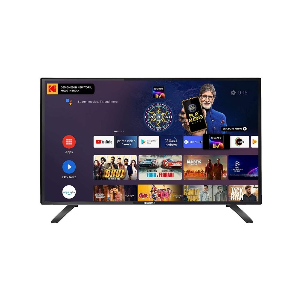 Kodak 102 cm (40 Inches) Full HD Certified Android LED TV 40FHDX7XPRO (Black)