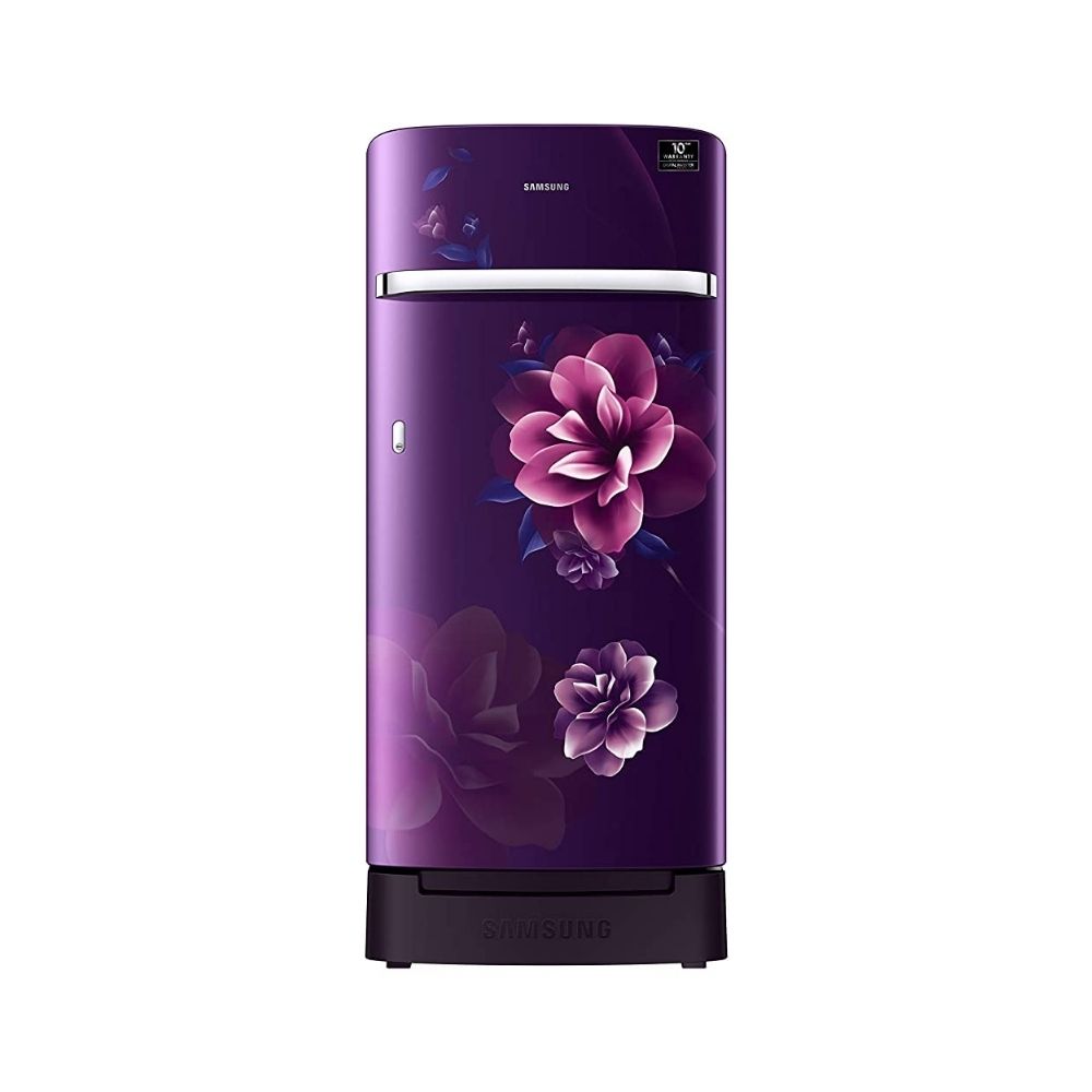 Samsung 198 L 3 Star Inverter Direct-Cool Single Door Refrigerator (RR21T2H2YCR/HL, Camellia Blue)