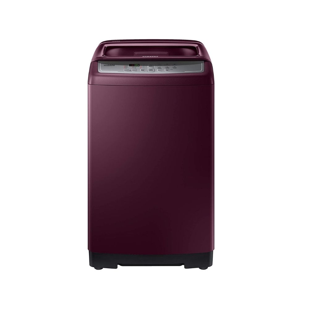 Samsung 7.5 Kg Fully-Automatic Top Loading Washing Machine (WA75A4022FF/TL, Plum, Wobble technology)