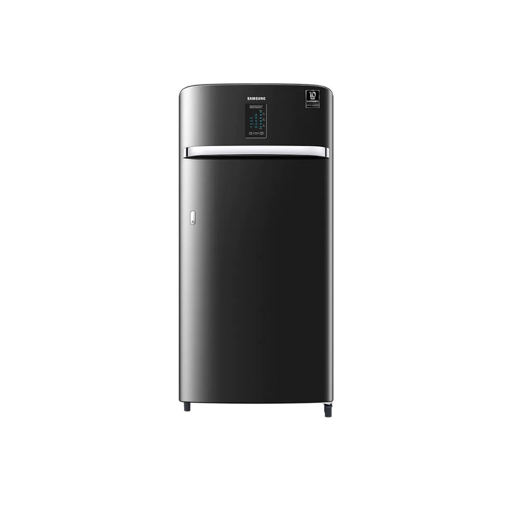 Samsung 192 L 3 Star Inverter Direct cool Single Door Refrigerator (RR21A2J2YBX/HL) Luxe Black