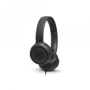 JBL T500 Wired Headphones  (Black )