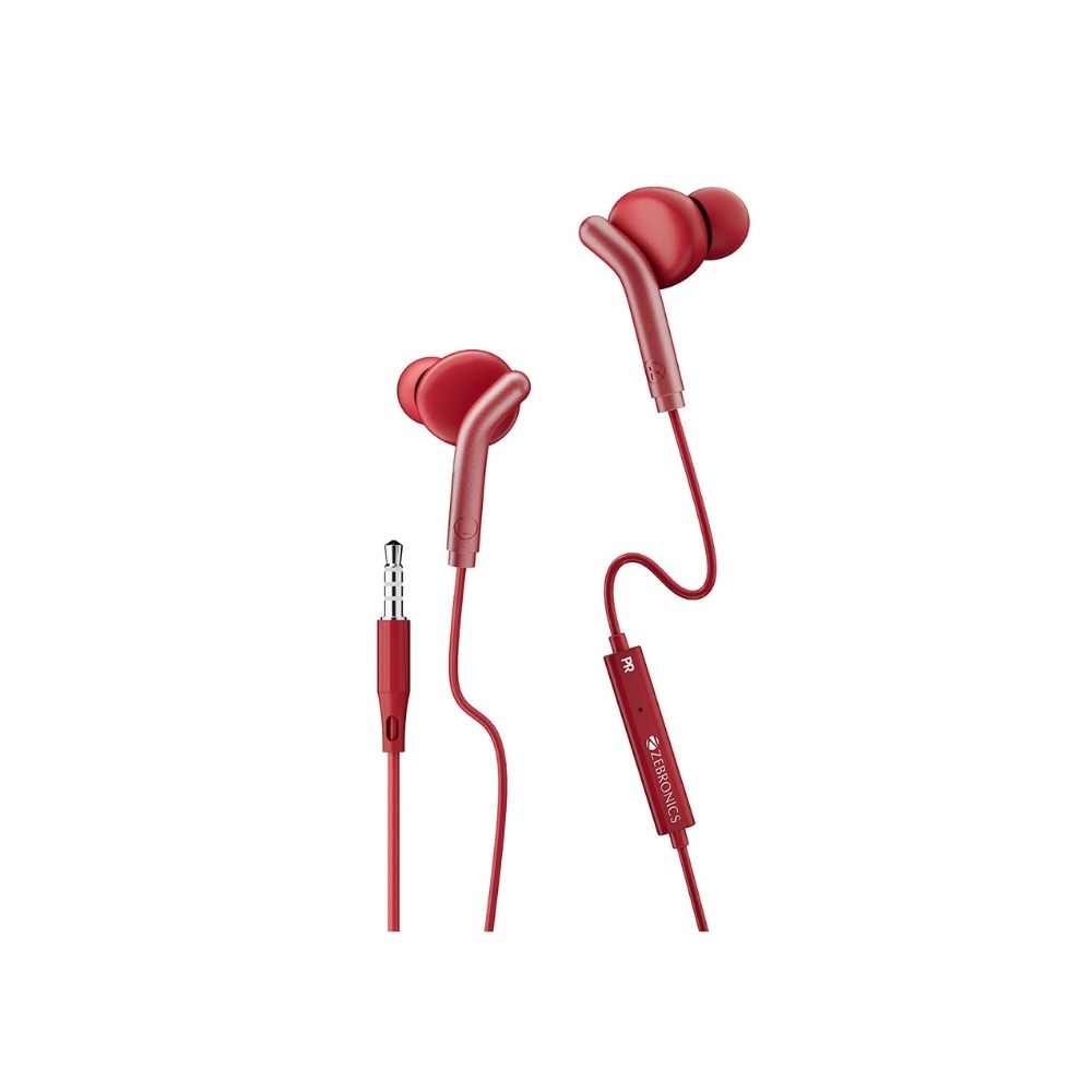 Zebronics Zeb-Bro in Ear Wired Earphones(Red)