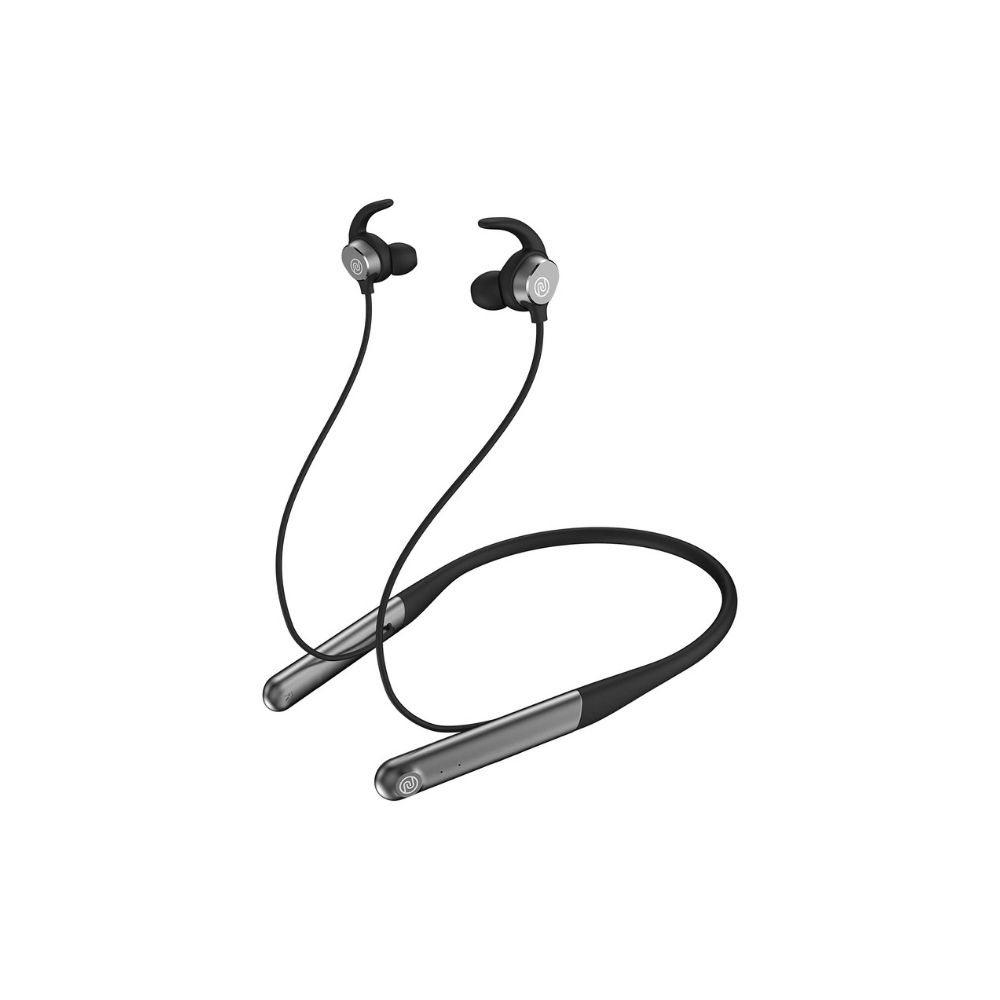 Noise Flair in-Ear Wireless Bluetooth Smart Neckband Earphone (Carbon Black)