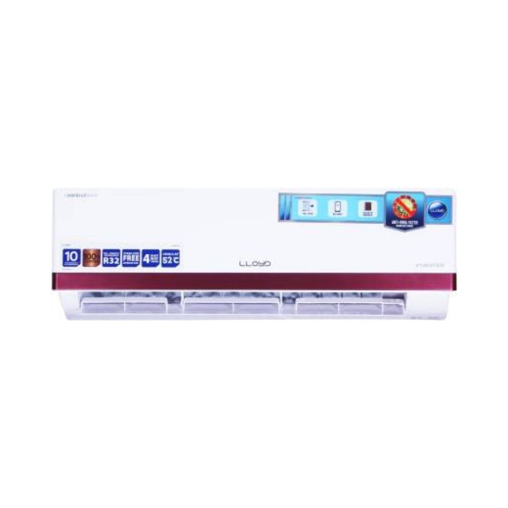 Lloyd 1.5 Ton 5 Star Split Inverter AC with Wi-fi Connect - White  (GLS18I56WGBP, Copper Condenser)
