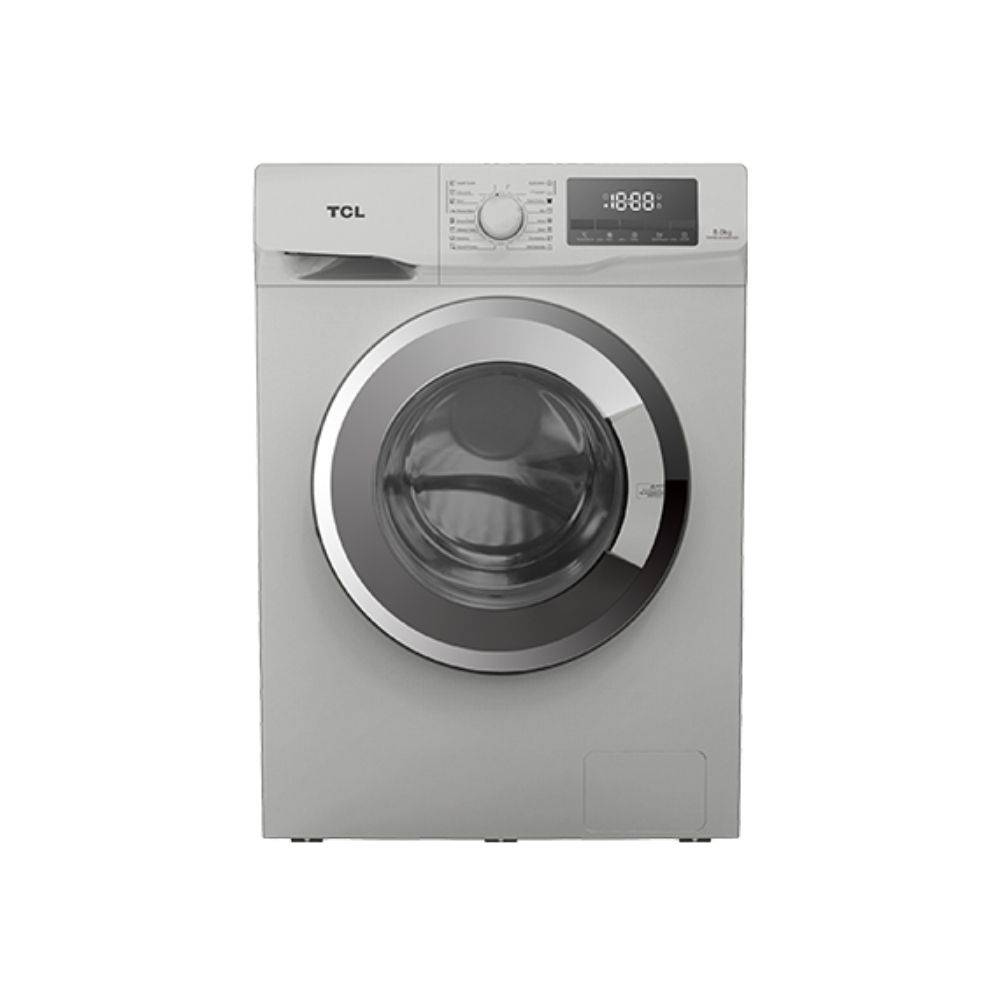 TCL 7 kg Fully Automatic Front Load with In-built Heater Silver  (TWF70-G123061A03S)