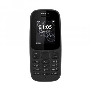 Nokia 105 (Dual SIM, Black)