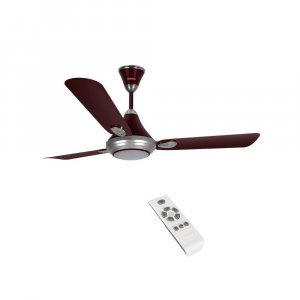Luminous Lumaire 1200mm Ceiling Fan with Remote Control &amp; LED Light (Wine Red)
