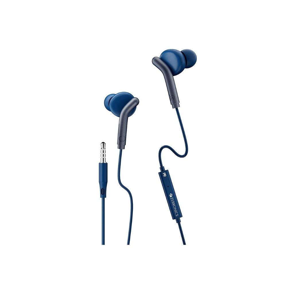 Zebronics Zeb-Bro in Ear Wired Earphones(Blue)