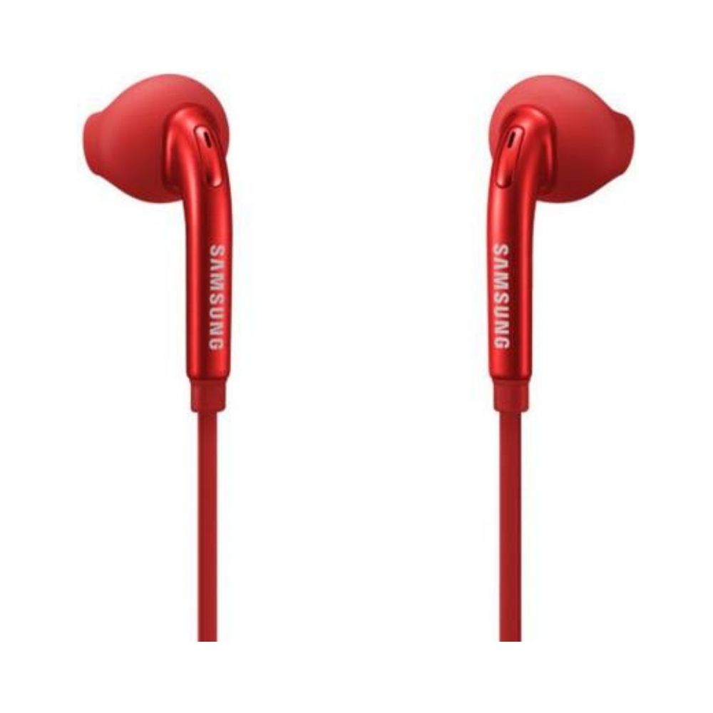 SAMSUNG EG920 Wired Headset  (Red, In the Ear)