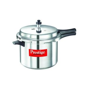 Prestige Popular Aluminium Pressure Cooker, 6.5 Litres (10024)