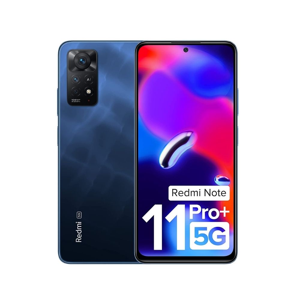 Redmi Note 11 Pro + 5G (Mirage Blue, 8GB RAM, 128GB Storage)