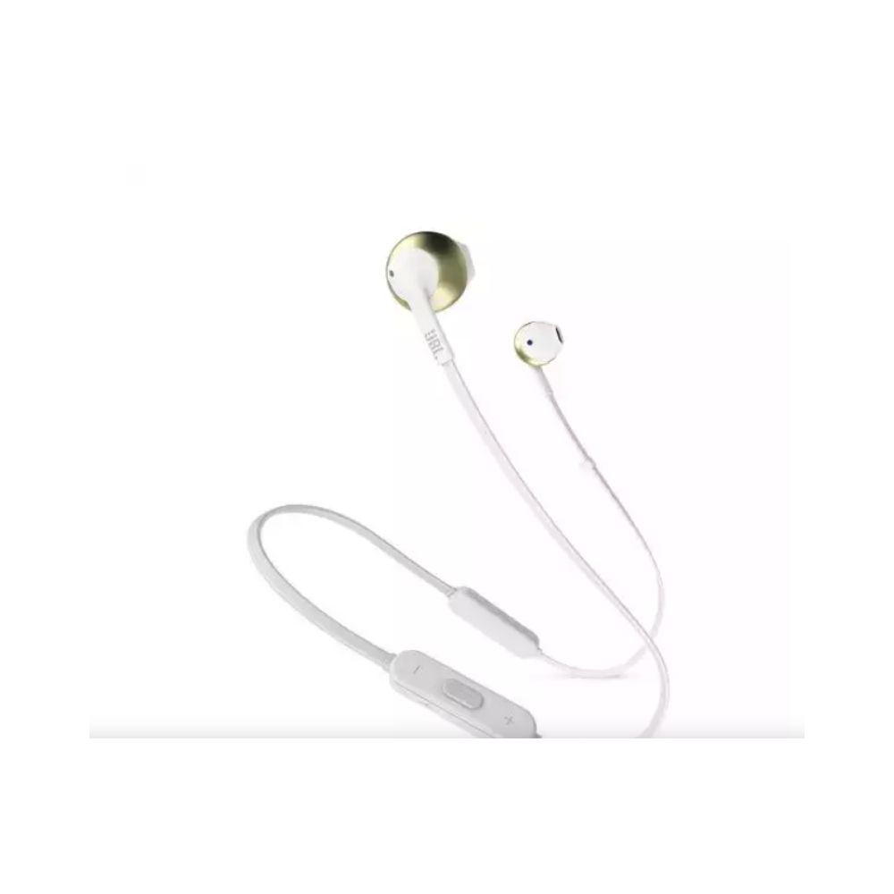 JBL Tune 205BT by Harman Wireless Earbud Headphones with Mic (Silver)