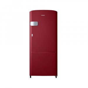 Samsung 192 L 2 Star Direct Cool Single Door Refrigerator (RR20A2Y1BRH/NL, Scarlet Red)