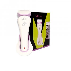 Vega Mystic Lady Shaver For Women, 90 Mins Runtime with Quick Charge(VHLS-02), White