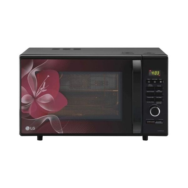 LG 28 L Charcoal Convection Microwave Oven Black (MJ2886BWUM)