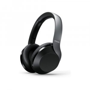 Philips Audio TAPH805BK Bluetooth Wireless Over Ear Headphones with Mic (Black)
