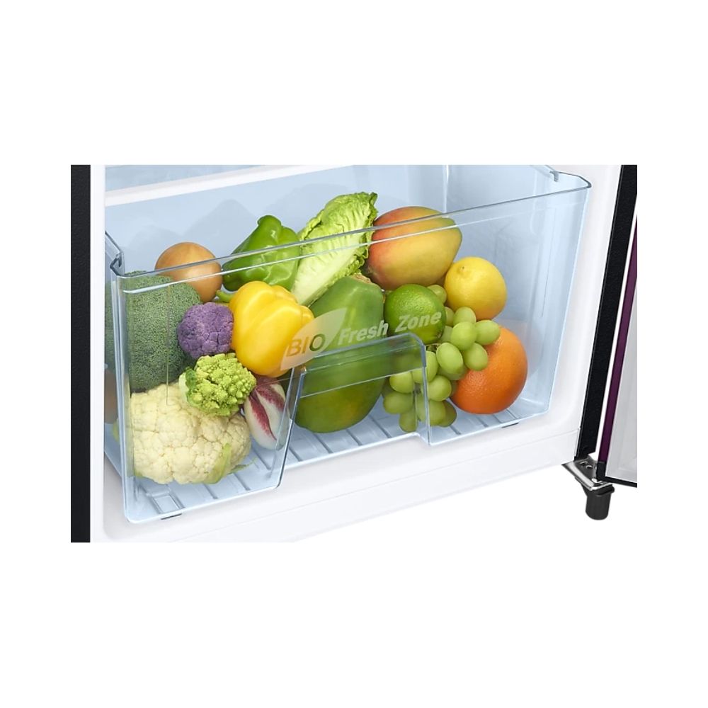 Samsung 230 L Direct Cool Single Door 3 Star Refrigerator (Camellia Purple, RR24A272YCR/NL)
