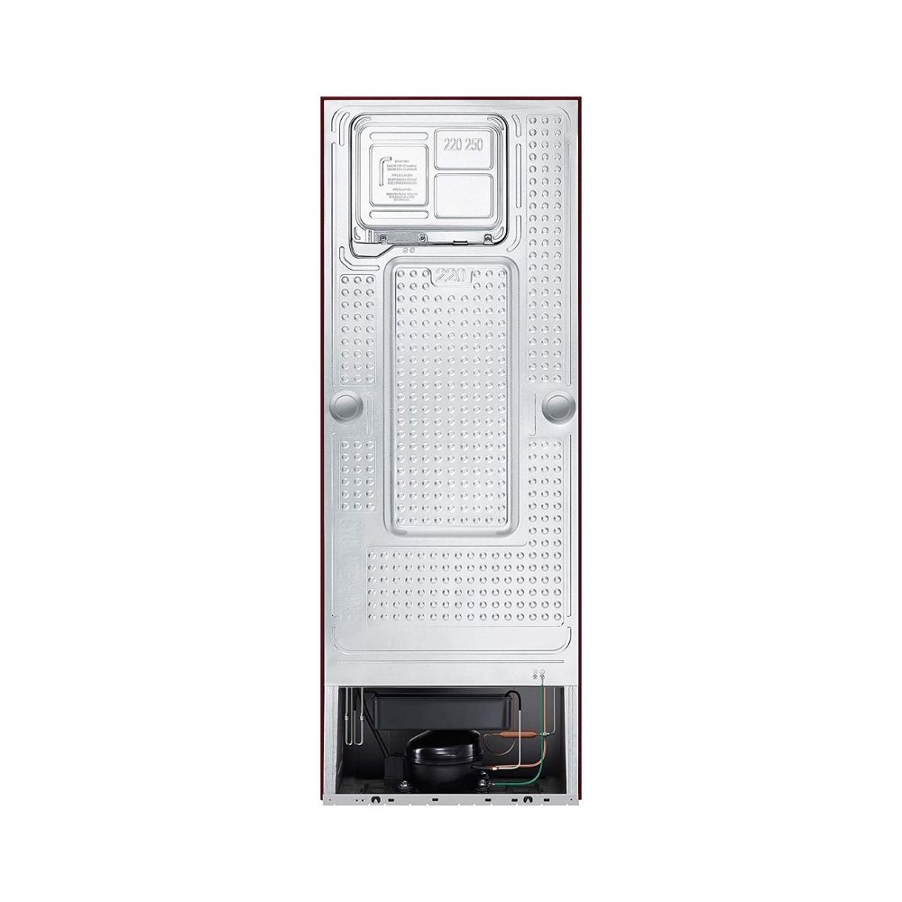 Samsung 253 L 2 Star Inverter Frost-Free Double Door Refrigerator (RT28T30226R/NL, Mystic Overlay Red)