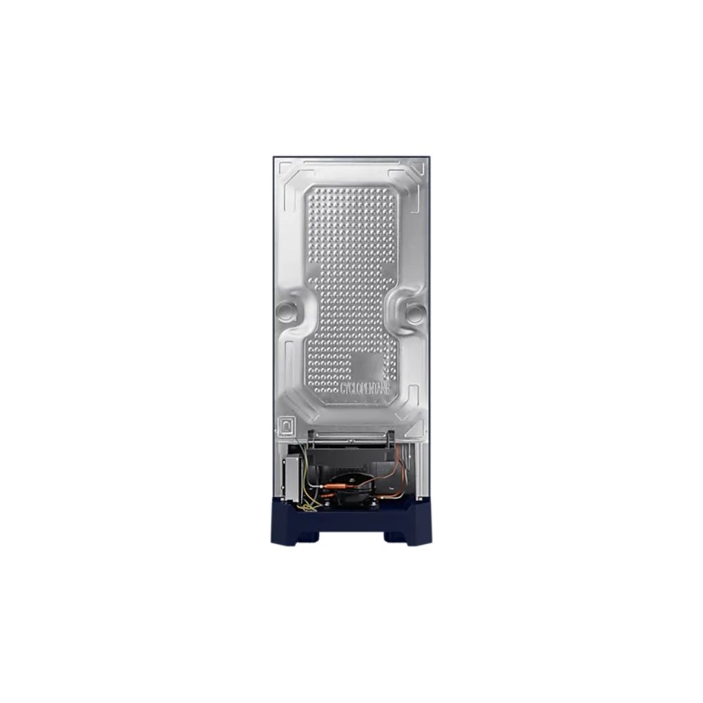 Samsung 225 L Direct Cool Single Door 4 Star Refrigerator with Base Drawer (Mint Blue, RR23A2F3XUT/HL)