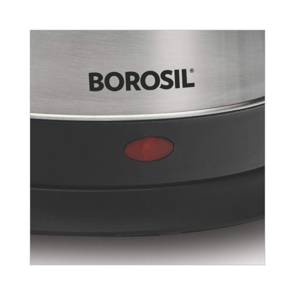 Borosil Rio Electric Kettle (Silver, 1.5L)