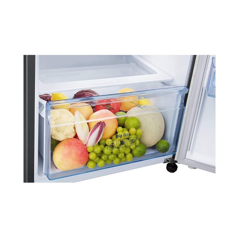 Samsung 314 L 2 Star Inverter Frost-Free Double Door Refrigerator (RT34T46326W/HL, Mystic Overlay White, Convertible)