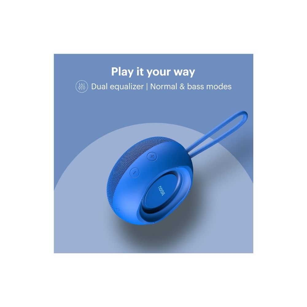 Noise Zest 3W Wireless Bluetooth Speaker, 8 hrs Playtime (Cobalt Blue)