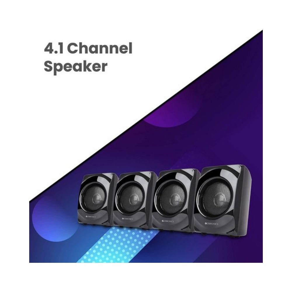 Zebronics Zeb-Rainbow 20 W Bluetooth Home Theatre (Black, 4.1 Channel)
