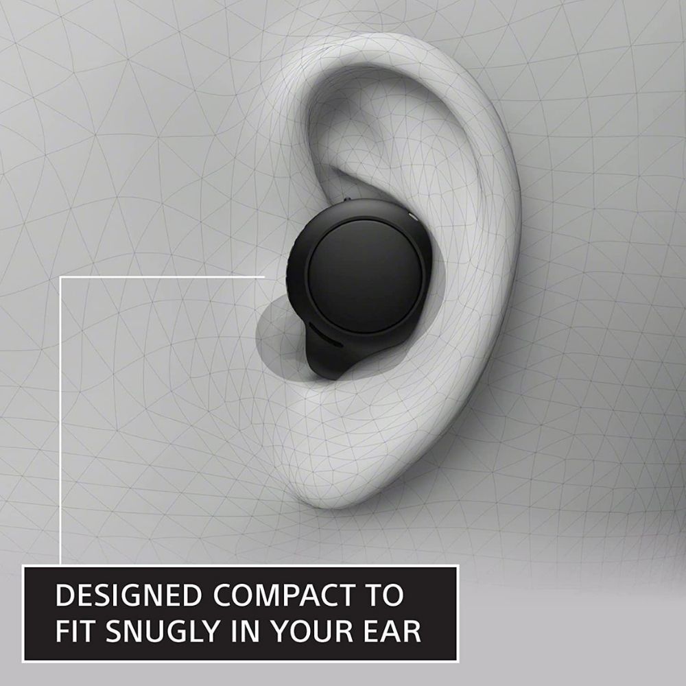Sony WF-C500 Truly Wireless Bluetooth Earbuds (Black)
