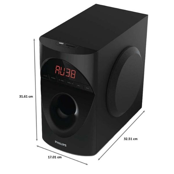 Philips SPA5190B/94 90 W Bluetooth Home Theatre (Black, 5.1 Channel)