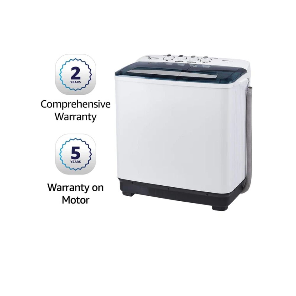 Bpl 8.5 kg Semi Automatic Top Load Washing Machine White (BSW-8500PXLB)