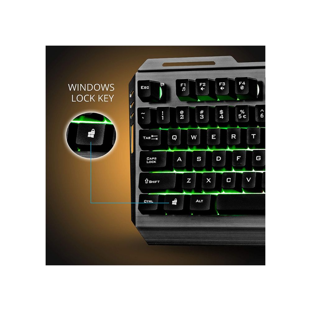 Zebronics Zeb-Transformer-k USB Gaming Keyboard with Multicolor LED Effect