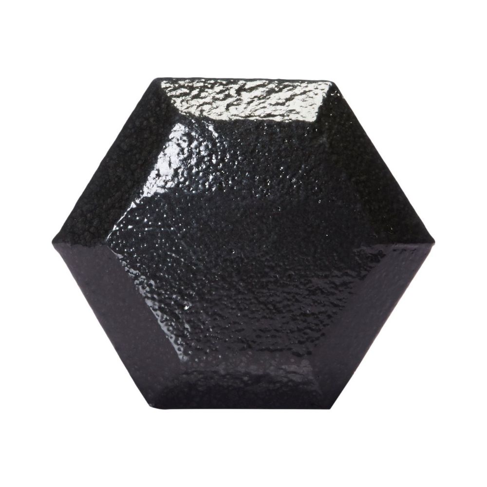 AmazonBasics Cast Iron Hexagon Dumbbell, 6.8 Kgs (15 pounds)