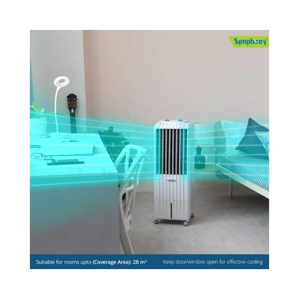 Symphony Diet 12 T Tower Cooler - 12L, White