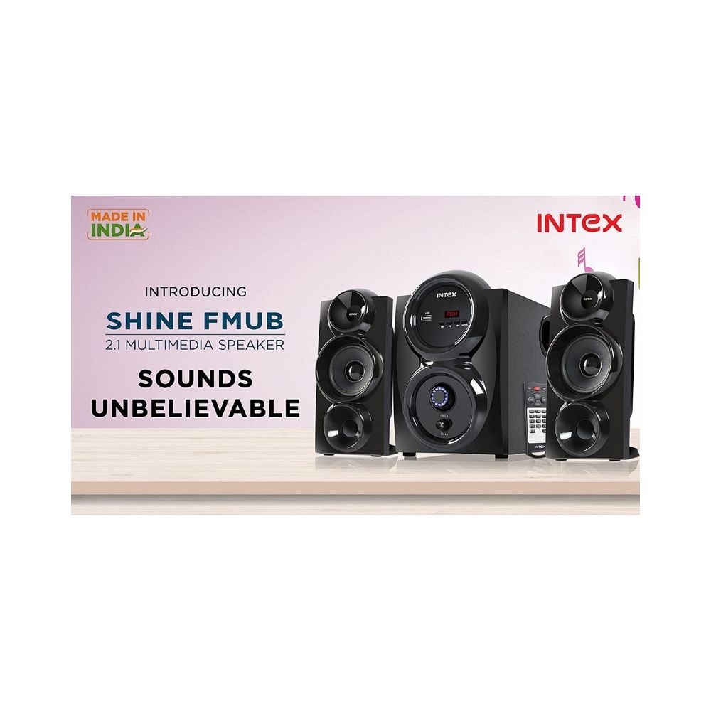 Intex 2.1 Shine FMUB Multimedia Speaker with Bluetooth