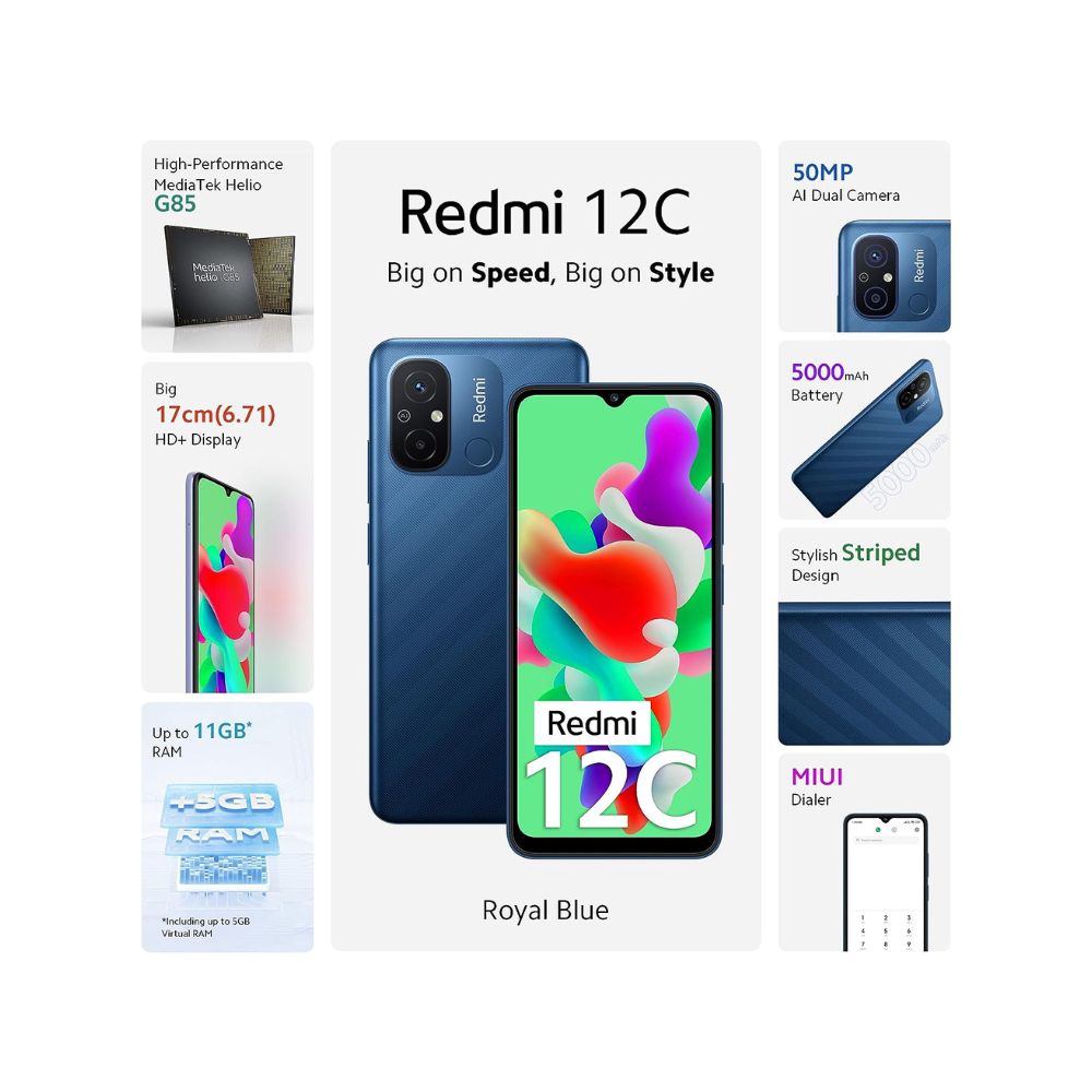 Redmi 12C 6+128 Blue