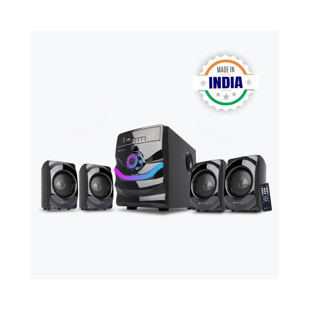 Zebronics Zeb-Rainbow 20 W Bluetooth Home Theatre (Black, 4.1 Channel)