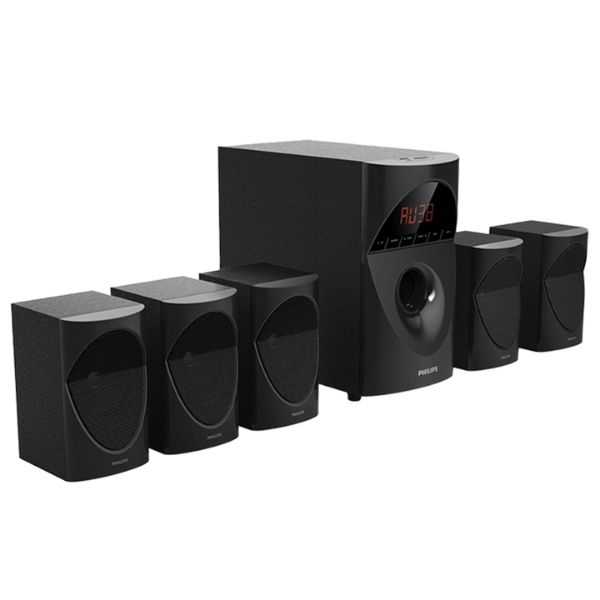 Philips SPA5190B/94 90 W Bluetooth Home Theatre (Black, 5.1 Channel)